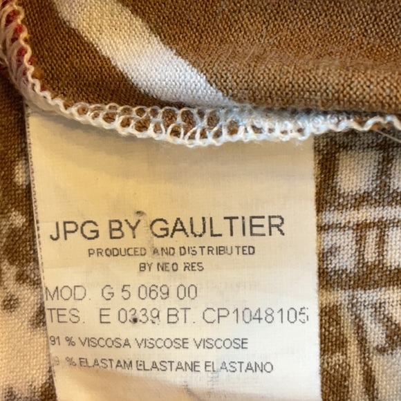 Jean Paul Gaultier one shoulder dress size M - Picture 8 of 8